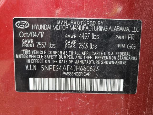 2018 HYUNDAI SONATA SE - 5NPE24AF4JH660623