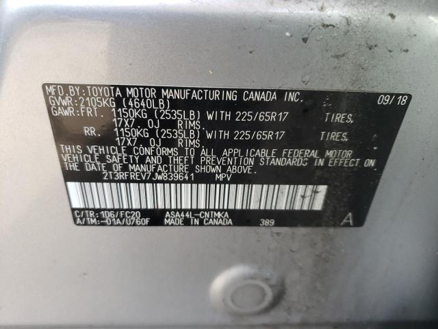 2018 TOYOTA RAV4 ADVEN 2T3RFREV7JW839641