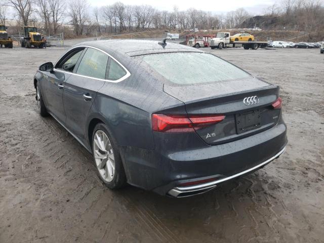 2021 AUDI A5 QUATTRO WAUABCF50MA009667