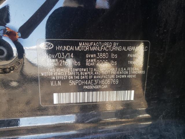 2015 HYUNDAI ELANTRA SE 5NPDH4AE3FH606769