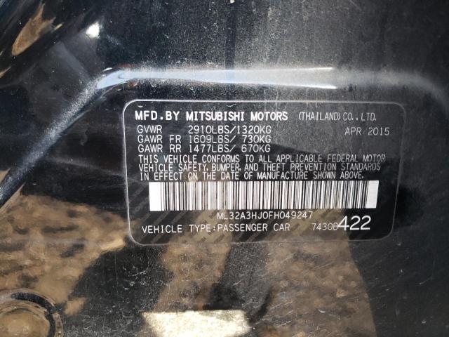 2015 MITSUBISHI MIRAGE DE ML32A3HJ0FH049247