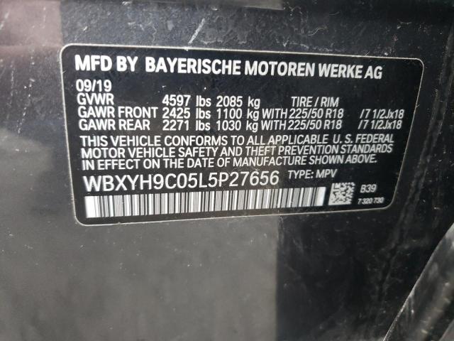 2020 BMW X2 SDRIVE2 WBXYH9C05L5P27656
