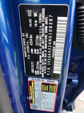 2022 KIA K5 GT LINE - 5XXG64J24NG108387