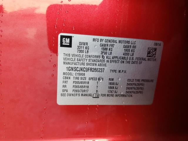 2015 CHEVROLET SUBURBAN C - 1GNSCJKC9FR266237