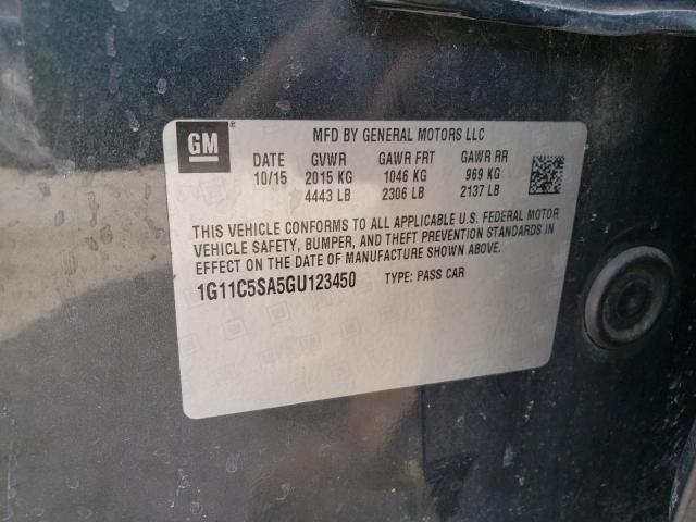 2016 CHEVROLET MALIBU LIM - 1G11C5SA5GU123450