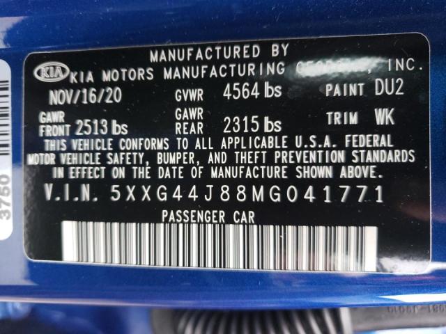 2021 KIA K5 GT 5XXG44J88MG041771