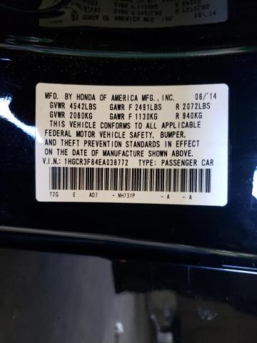 1HGCR3F84EA038772 Honda Accord Exl 2014. Фото: 9