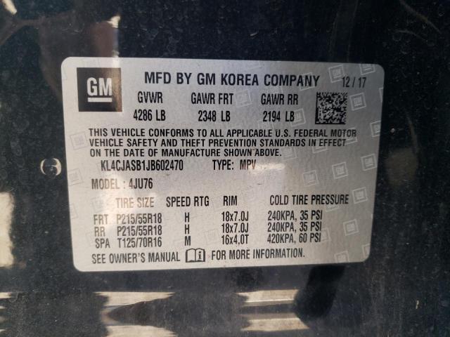 KL4CJASB1JB602470 Buick Encore Pre 2018. Фото: 9