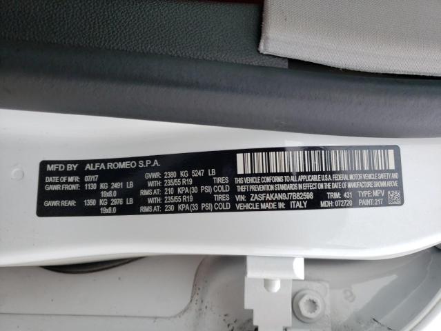 ZASFAKAN9J7B82598 Alfa Romeo Stelvio 2018. Фото: 9