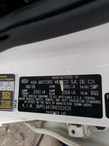 3KPFL4A79HE032629 Kia Forte Lx 2017. Фото: 9