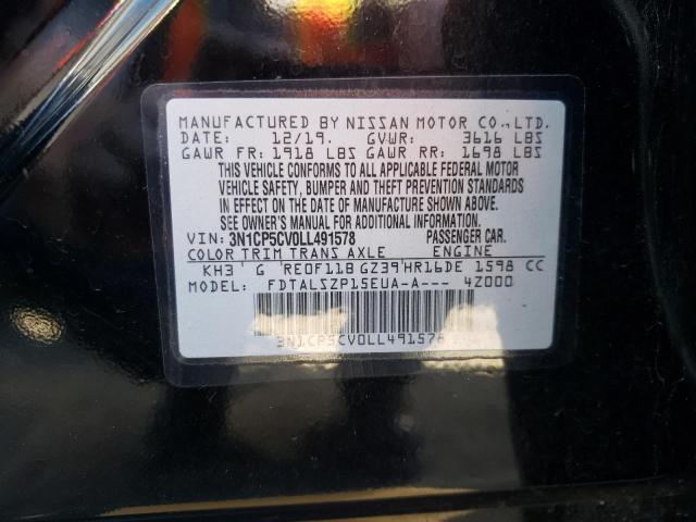 2020 NISSAN KICKS SV - 3N1CP5CV0LL491578