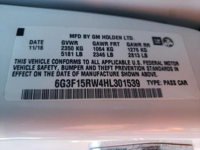 2017 CHEVROLET SS 6G3F15RW4HL301539