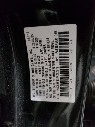 1HGCR2F87FA272772 Honda Accord Exl 2015. Фото: 9