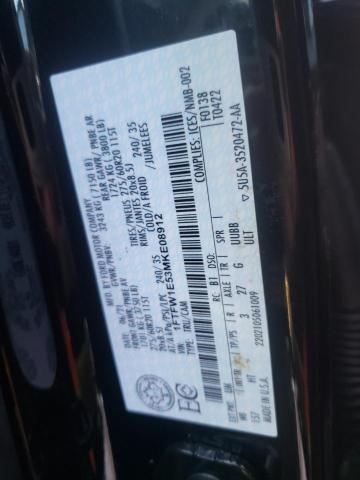 2021 FORD F150 SUPER - 1FTFW1E53MKE08912