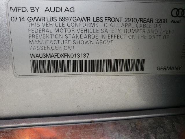 2015 AUDI A8 L TDI Q WAU3MAFDXFN013137