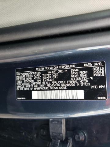 2019 VOLVO XC90 T8 MO YV4BR0CK5K1513301