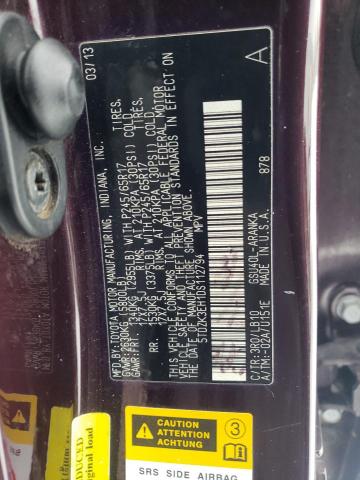 5TDZK3EH1DS112794 Toyota Highlander 2013. Фото: 9