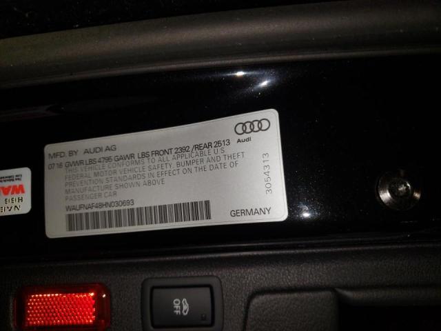 2017 AUDI A4 PRESTIG WAUFNAF48HN030693