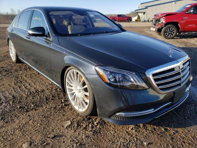 Salvage cars for sale at Central Square, NY auction: 2018 Mercedes-Benz S 560 4matic