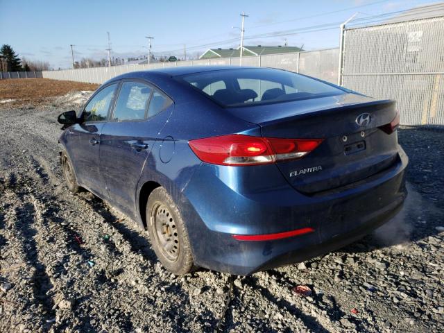 Vin: 5npd74lf0hh080483, lot: 36589362, hyundai elantra se 20173