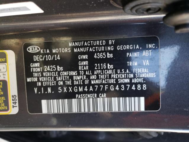 5XXGM4A77FG437488 KIA Optima Lx