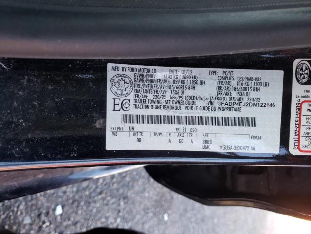 2013 FORD FIESTA SE - 3FADP4EJ2DM122146