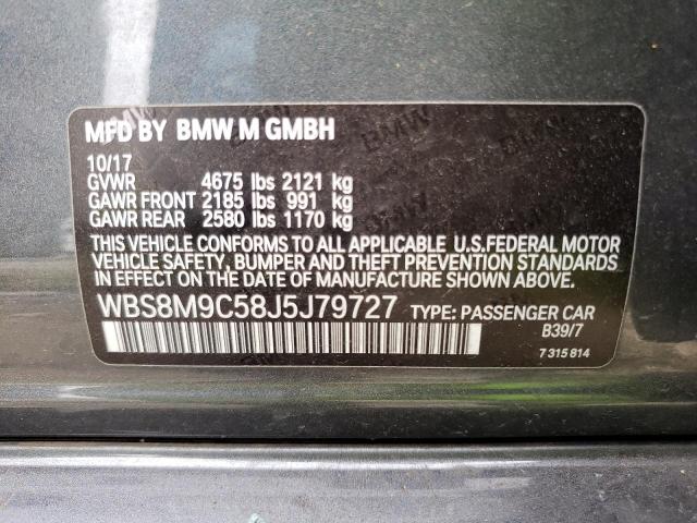 2018 BMW M3 WBS8M9C58J5J79727