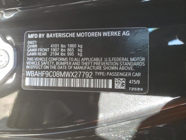 2021 BMW Z4 M40I WBAHF9C08MWX27792