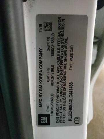 2020 CHEVROLET SPARK ACTI KL8CH6SAXLC441466
