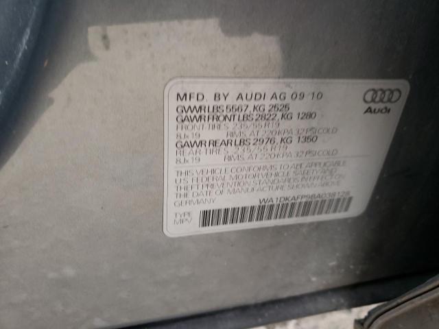 WA1DKAFP9BA038128 Audi Q5 Premium 2011. Фото: 9