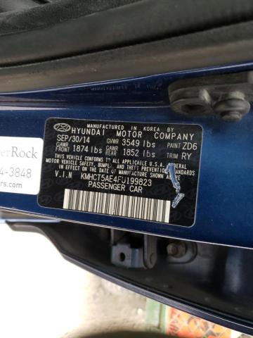 2015 HYUNDAI ACCENT GS KMHCT5AE4FU199823