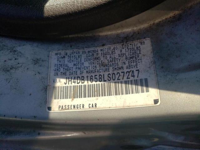 ACURA INTEGRA 1990 SILVER Photo 10
