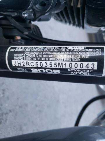 2005 HONDA VT750 CA JH2RC50355M100043