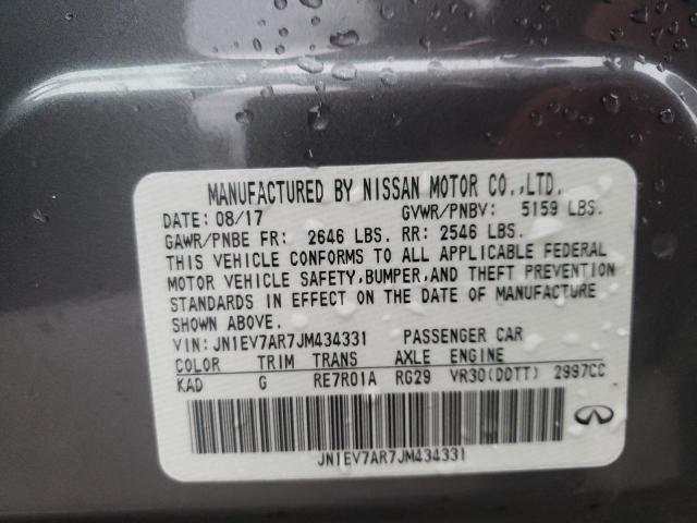 2018 INFINITI Q50 LUXE - JN1EV7AR7JM434331