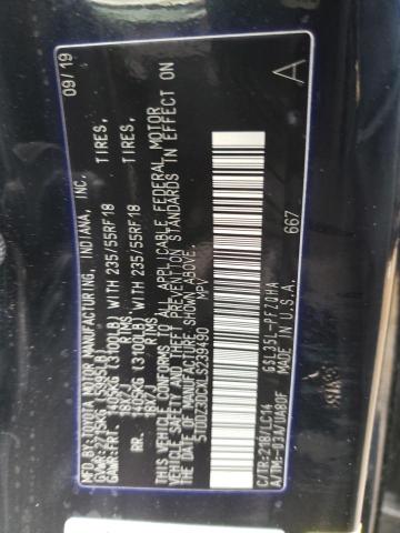 2020 TOYOTA SIENNA XLE 5TDDZ3DCXLS239490