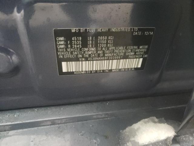 4S3BNAN68F3039861 Subaru Legacy 2.5 2015. Фото: 9