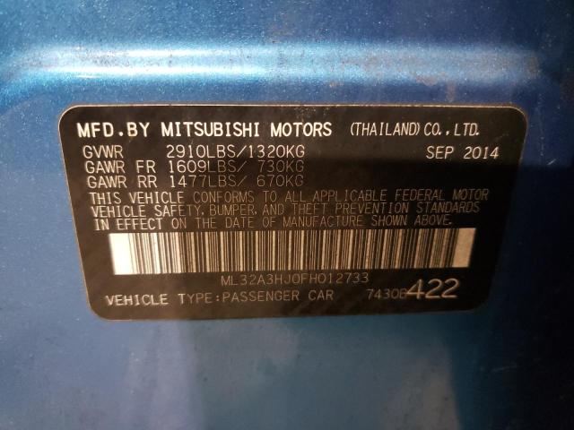 2015 MITSUBISHI MIRAGE DE ML32A3HJ0FH012733