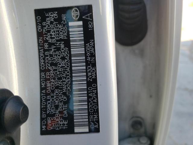 2010 TOYOTA PRIUS - JTDKN3DU0A0234259