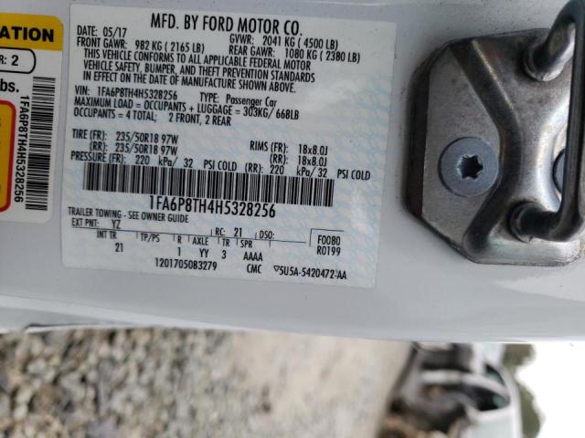 2017 FORD MUSTANG - 1FA6P8TH4H5328256