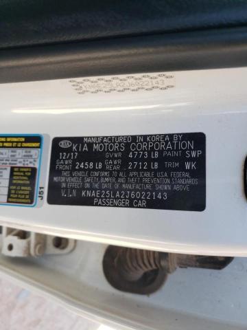 2018 KIA STINGER PR KNAE25LA2J6022143