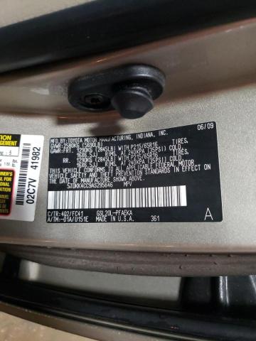5TDKK4CC9AS295646 Toyota Sienna Ce 2010. Фото: 9