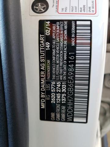 WDDHH7GB6EA984161 Mercedes-Benz E 63 Amg-S 2014. Фото: 9