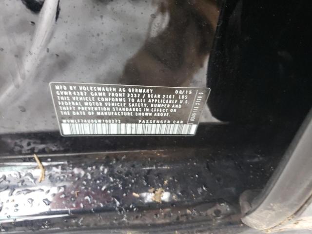 2016 VOLKSWAGEN GOLF R WVWLF7AU0GW100273