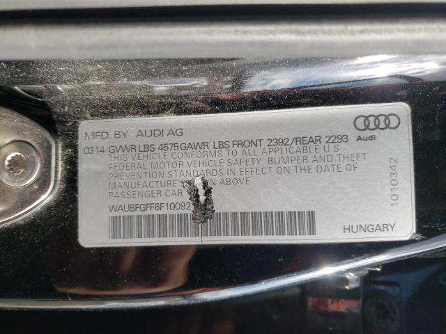 2015 AUDI S3 PREMIUM WAUBFGFF6F1009216