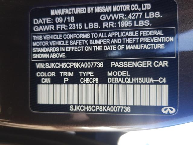 2019 INFINITI QX30 ESSEN SJKCH5CP8KA007736