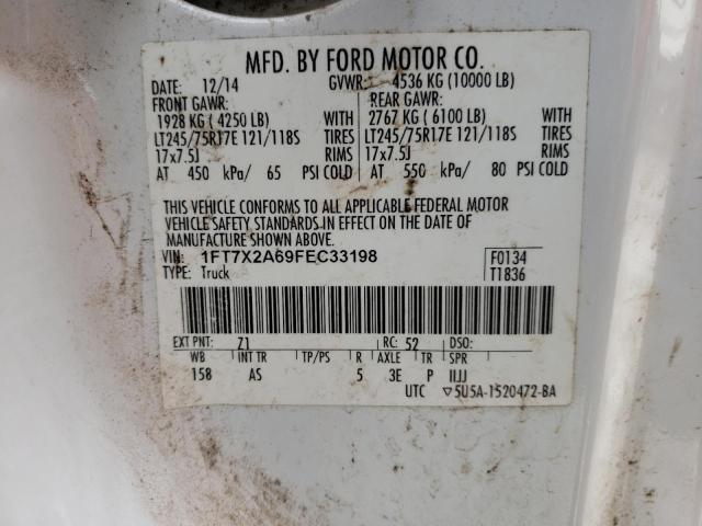 1FT7X2A69FEC33198 Ford F250 Super 2015. Фото: 9