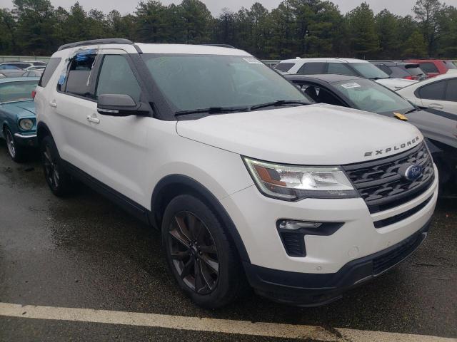 Salvage cars for sale at Brookhaven, NY auction: 2018 Ford Explorer X