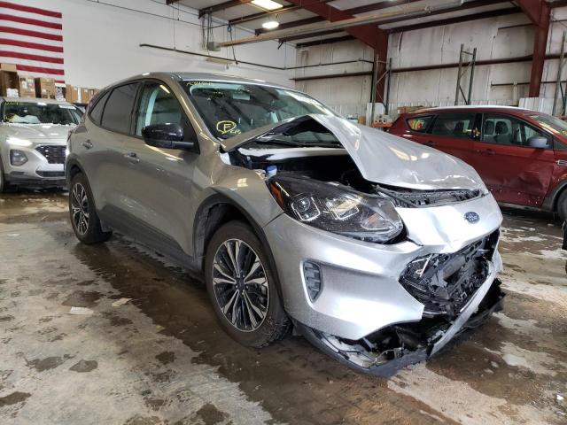 Salvage cars for sale at Oklahoma City, OK auction: 2021 Ford Escape SE