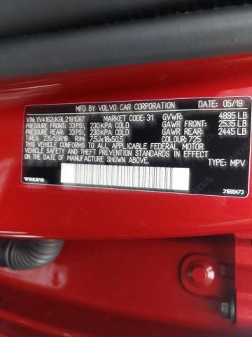 2020 VOLVO XC40 T5 MO YV4162UK8L2181087