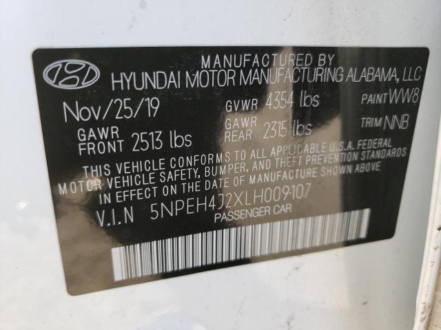 2020 HYUNDAI SONATA LIM 5NPEH4J2XLH009107